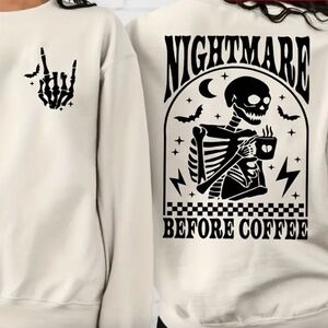 Skull Coffee Sweater